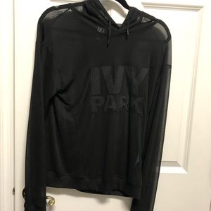 Ivy Park Mesh Logo Hoodie